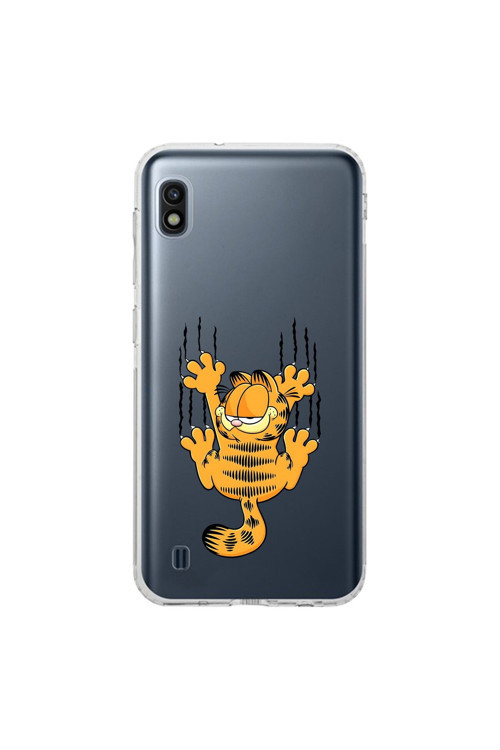 Samsung Galaxy A10 Uyumlu Şeffaf Kılıf Cartoon 4 Tasarımlı