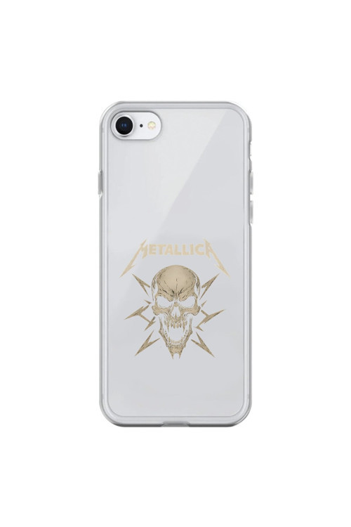 İphone 6 Uyumlu Şeffaf Kılıf Metallica Tasarımlı