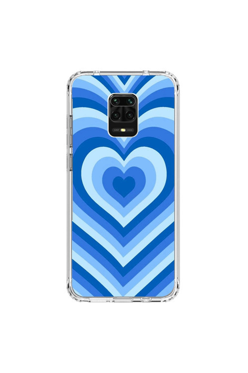 Xiaomi Redmi Note 9 Pro Uyumlu Şeffaf Kılıf Kalp 4 Tasarımlı