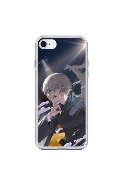 İphone 8 Uyumlu Şeffaf Kılıf Jujutsu Kaisen 3 Tasarımlı
