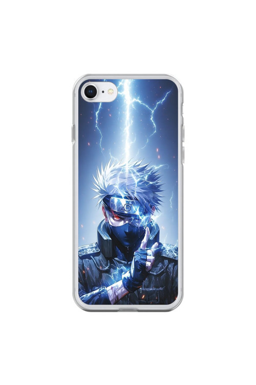 İphone 6 Plus Uyumlu Şeffaf Kılıf Naruto Kakashi Tasarımlı