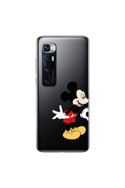 Xiaomi Mi 10 Pro Uyumlu Şeffaf Kılıf Couple Mickey 1 Tasarımlı