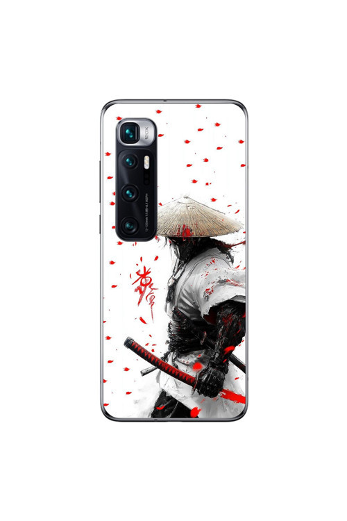 Xiaomi Mi 10 Pro Uyumlu Şeffaf Kılıf Samurai 1 Tasarımlı