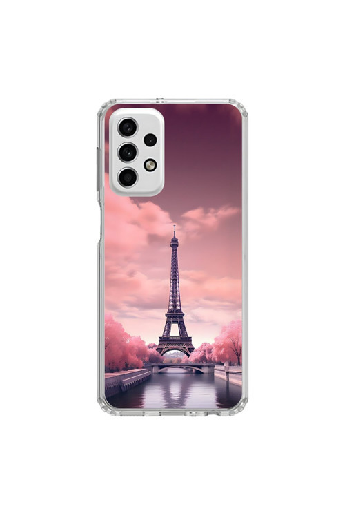 Samsung Galaxy A33 Uyumlu Şeffaf Kılıf Paris 3 Tasarımlı