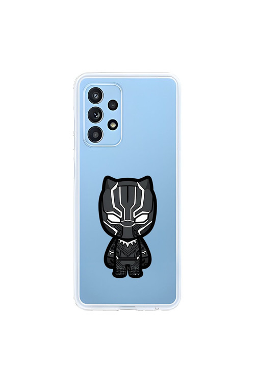 Samsung Galaxy A52 Uyumlu Şeffaf Kılıf Chibi 6 Tasarımlı