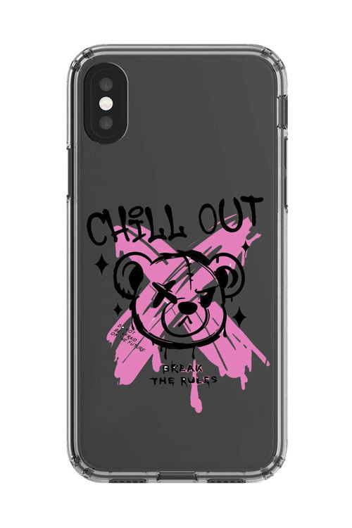 İphone Xs Uyumlu Şeffaf Kılıf Graffiti 6 Tasarımlı