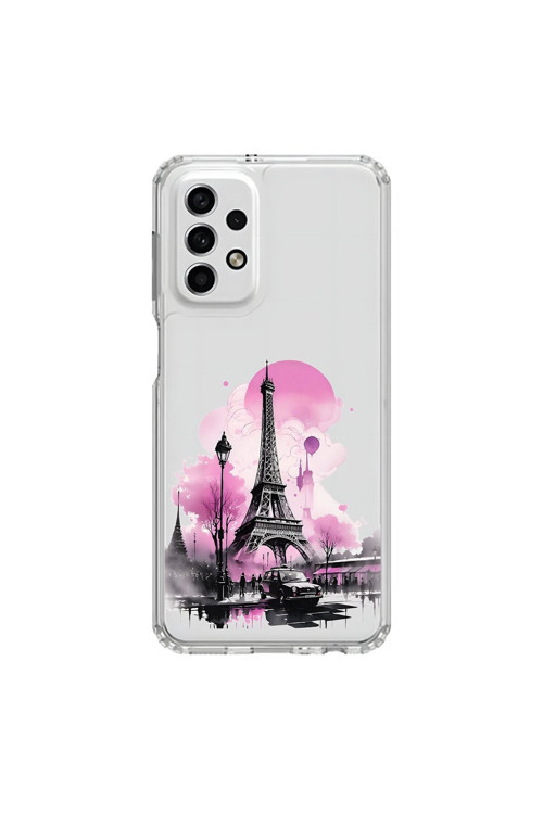 Samsung Galaxy A33 Uyumlu Şeffaf Kılıf Paris 1 Tasarımlı