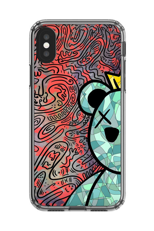 İphone Xs Uyumlu Şeffaf Kılıf Graffiti 12 Tasarımlı
