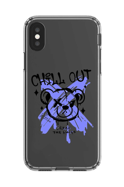 İphone Xs Uyumlu Şeffaf Kılıf Graffiti 8 Tasarımlı