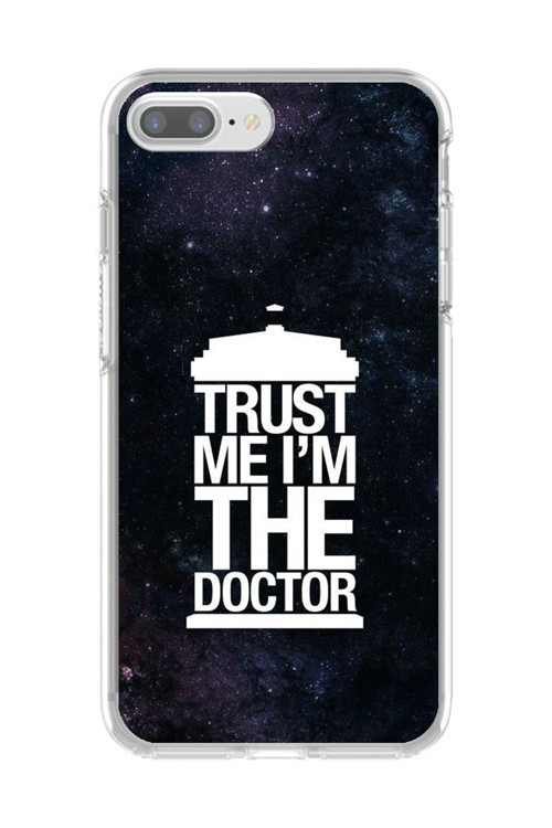 İphone 8 Plus Uyumlu Şeffaf Kılıf Doctor Who Tasarımlı