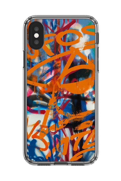 İphone Xs Uyumlu Şeffaf Kılıf Graffiti 2 Tasarımlı
