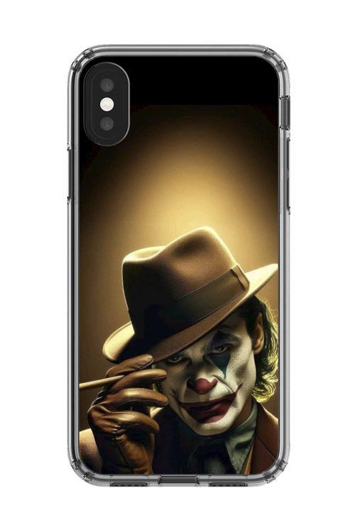 İphone X Uyumlu Şeffaf Kılıf Joker Tasarımlı
