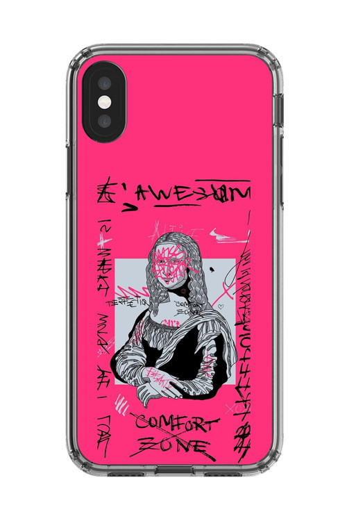 İphone Xs Uyumlu Şeffaf Kılıf Graffiti 1 Tasarımlı
