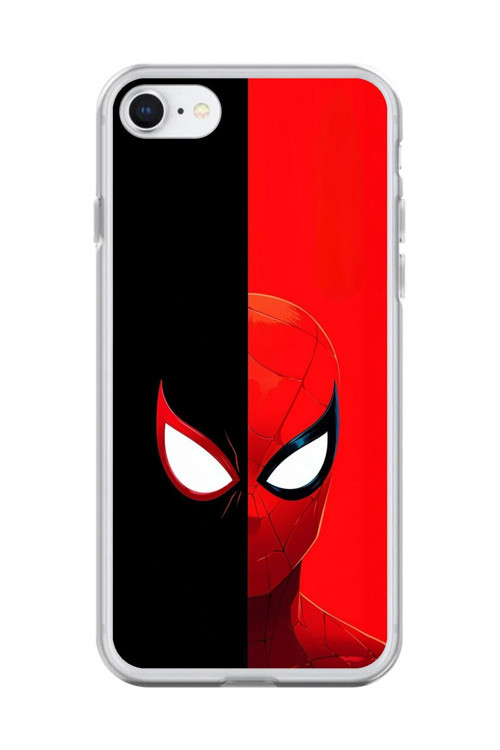 İphone 8 Uyumlu Şeffaf Kılıf Spider-Man 2 Tasarımlı