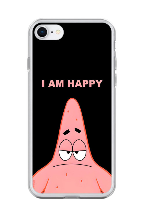 İphone 8 Uyumlu Şeffaf Kılıf Sponge Bob Tasarımlı 2