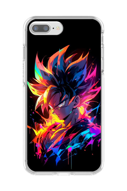 İphone 8 Plus Uyumlu Şeffaf Kılıf Dragon Ball-Z Tasarımlı 2