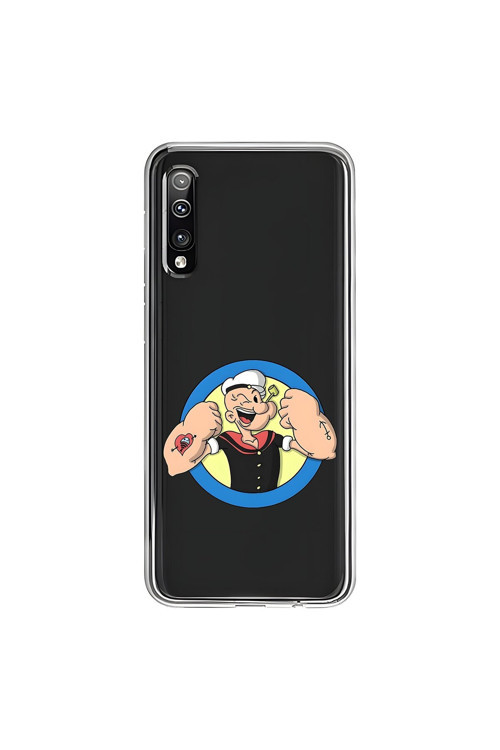 Samsung Galaxy A50 Uyumlu Şeffaf Kılıf Cartoon 12 Tasarımlı