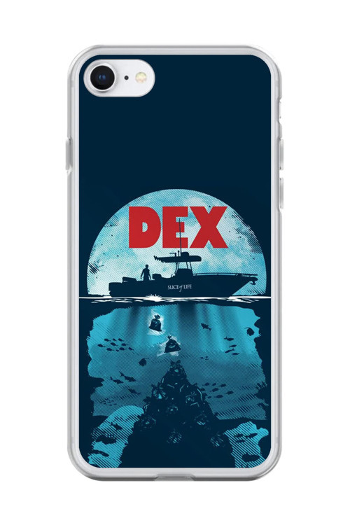 İphone 6 Uyumlu Şeffaf Kılıf Dexter Tasarımlı