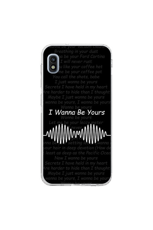 Samsung Galaxy A10 Uyumlu Şeffaf Kılıf I Wanna Be Yours Tasarımlı