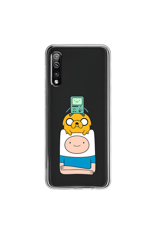 Samsung Galaxy A50 Uyumlu Şeffaf Kılıf Cartoon 1 Tasarımlı