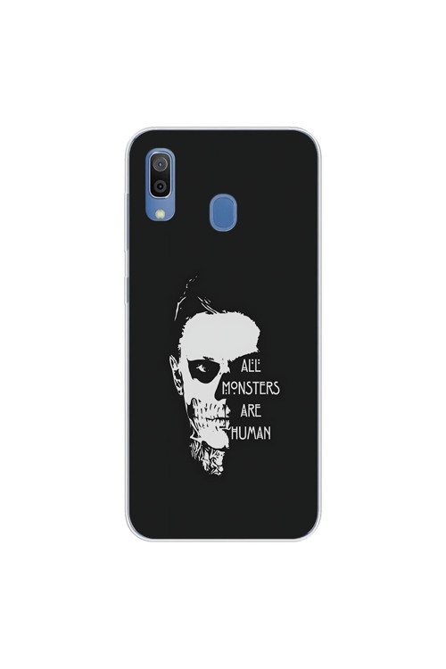 Samsung Galaxy A20 Uyumlu Şeffaf Kılıf American Horror Story Tasarımlı