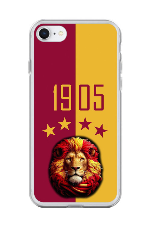 İphone 6S Plus Uyumlu Şeffaf Kılıf Şeffaf 1905 Aslan Tasarımlı