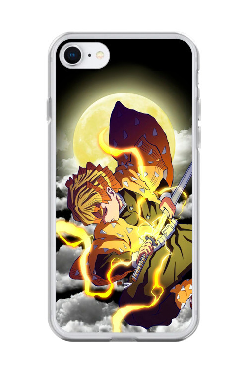 İphone 6 Uyumlu Şeffaf Kılıf Demon Slayer Tasarımlı 2