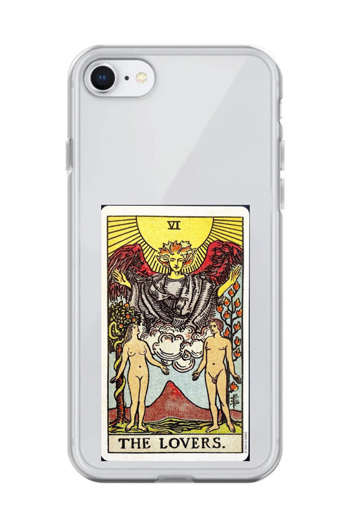 İphone 6S Plus Uyumlu Şeffaf Kılıf The Lovers Tasarımlı