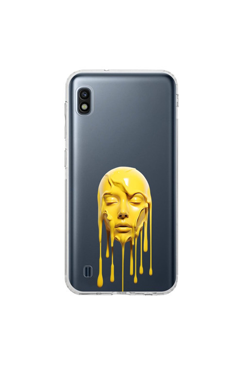 Samsung Galaxy A10 Uyumlu Şeffaf Kılıf Estetik Yüz 6 Tasarımlı