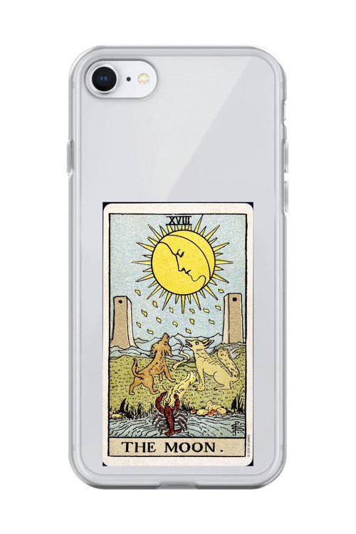 İphone 6S Plus Uyumlu Şeffaf Kılıf The Moon Tasarımlı