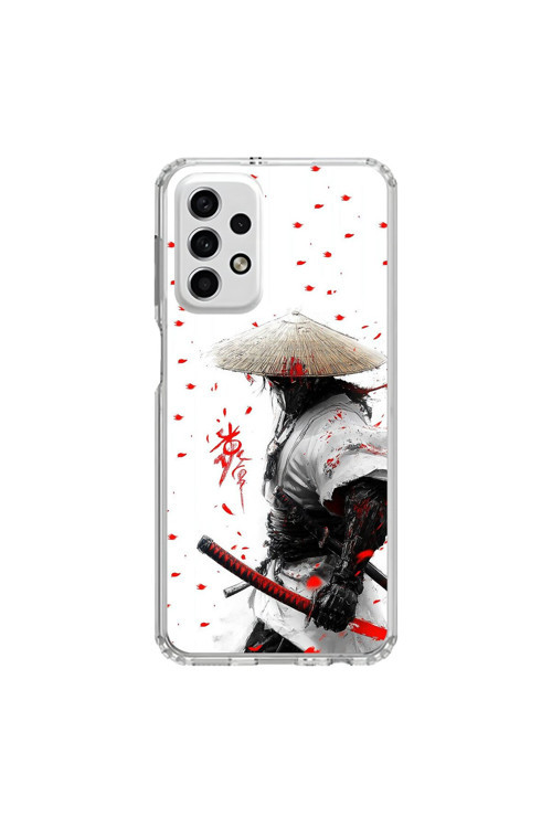 Samsung Galaxy A33 Uyumlu Şeffaf Kılıf Samurai 1 Tasarımlı