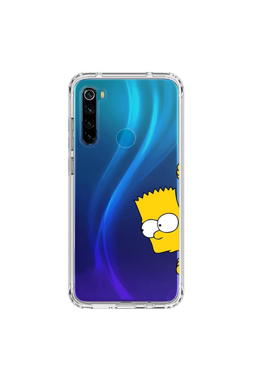 Xiaomi Redmi Note 8 Uyumlu Şeffaf Kılıf Cartoon 16 Tasarımlı