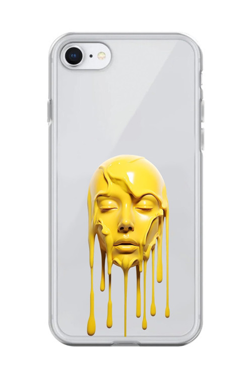 İphone 6 Plus Uyumlu Şeffaf Kılıf Estetik Yüz 6 Tasarımlı