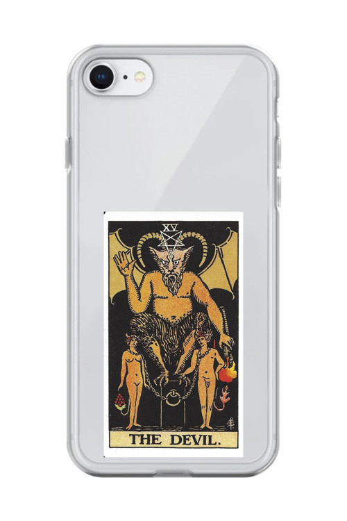 İphone 6S Plus Uyumlu Şeffaf Kılıf The Devil Tasarımlı