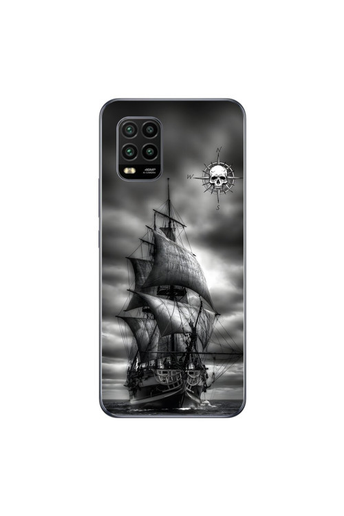 Xiaomi Mi 10 Lite Uyumlu Şeffaf Kılıf Pirate 2 Tasarımlı