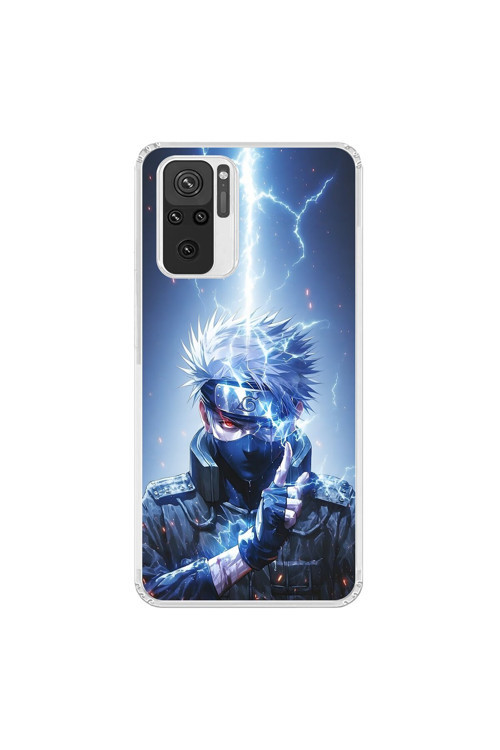 Xiaomi Redmi Note 10 Uyumlu Şeffaf Kılıf Naruto Kakashi Tasarımlı