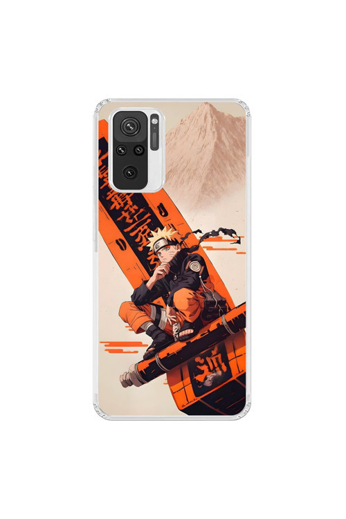 Xiaomi Redmi Note 10 Uyumlu Şeffaf Kılıf Naruto Tasarımlı