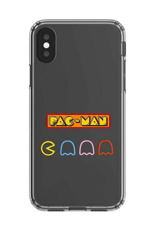 İphone Xs Max Uyumlu Şeffaf Kılıf 1 Pac-Man Tasarımlı