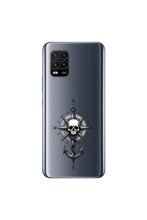 Xiaomi Mi 10 Lite Uyumlu Şeffaf Kılıf Pirate 5 Tasarımlı