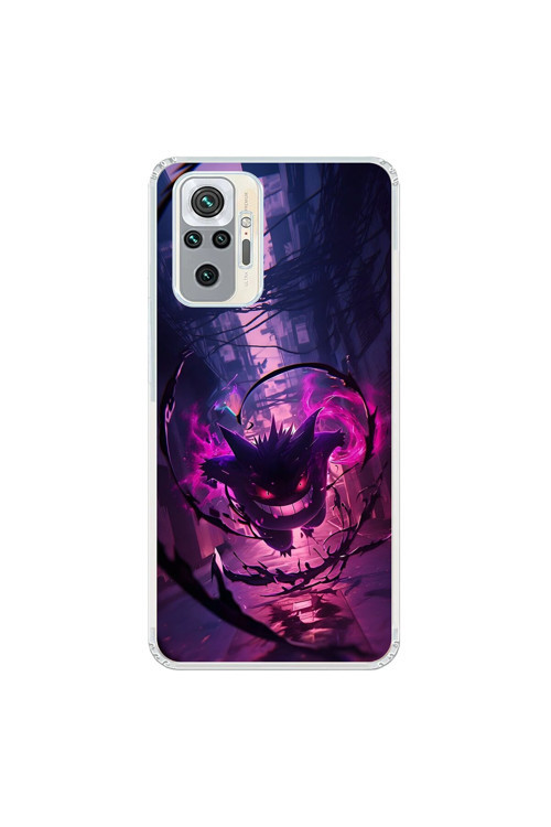 Xiaomi Redmi Note 10 Pro Uyumlu Şeffaf Kılıf Pokemon 2 Tasarımlı