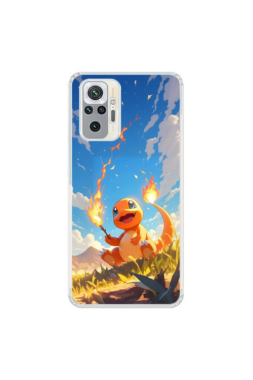 Xiaomi Redmi Note 10 Pro Uyumlu Şeffaf Kılıf Pokemon 5 Tasarımlı