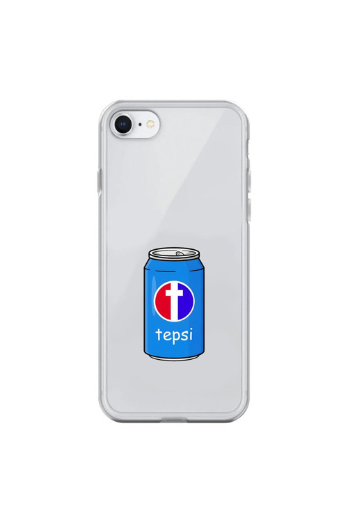 İphone 6 Uyumlu Şeffaf Kılıf Fast Food 1 Tasarımlı