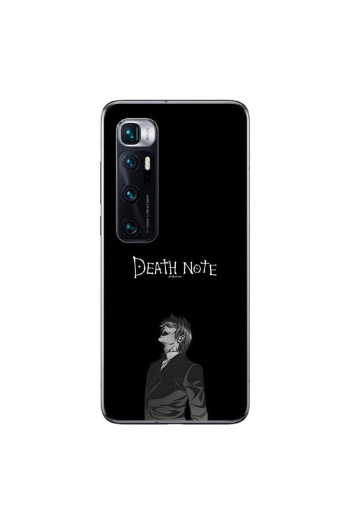 Xiaomi Mi 10 Pro Uyumlu Şeffaf Kılıf Death Note 1 Tasarımlı