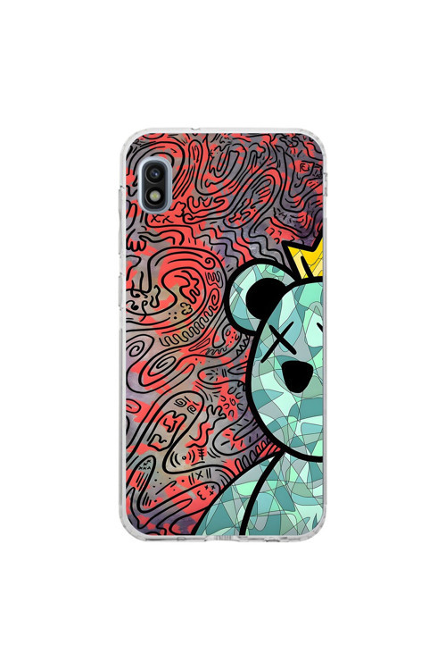 Samsung Galaxy A10 Uyumlu Şeffaf Kılıf Graffiti 12 Tasarımlı