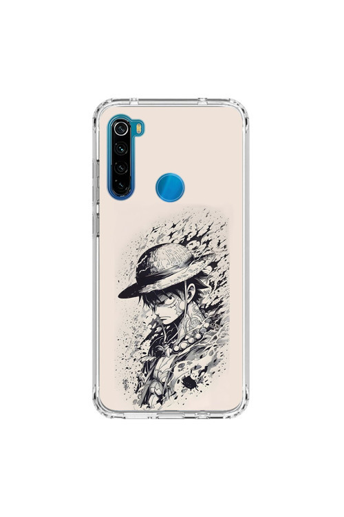 Xiaomi Redmi Note 8 Uyumlu Şeffaf Kılıf One Piece 1 Tasarımlı