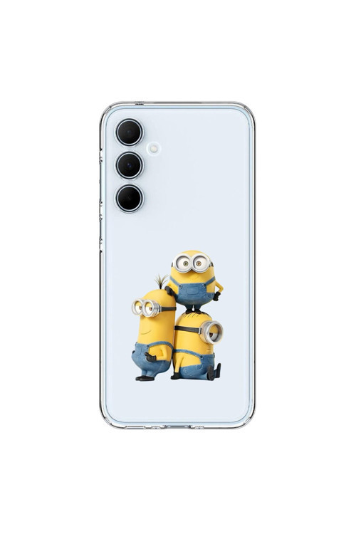 Samsung Galaxy A35 Uyumlu Şeffaf Kılıf Cartoon 10 Tasarımlı