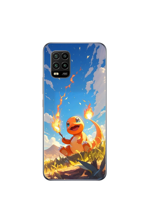 Xiaomi Mi 10 Lite Uyumlu Şeffaf Kılıf Pokemon 5 Tasarımlı