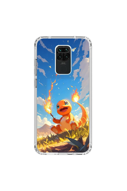 Xiaomi Redmi Note 9 Uyumlu Şeffaf Kılıf Pokemon 5 Tasarımlı