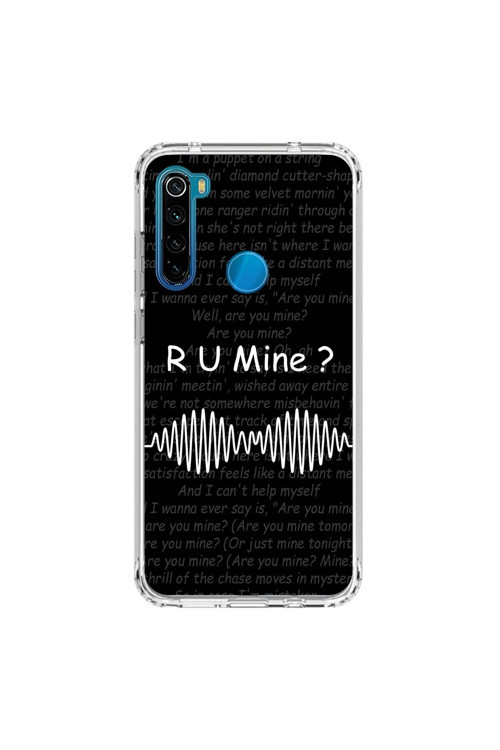 Xiaomi Redmi Note 8 Uyumlu Şeffaf Kılıf R U Mine Tasarımlı