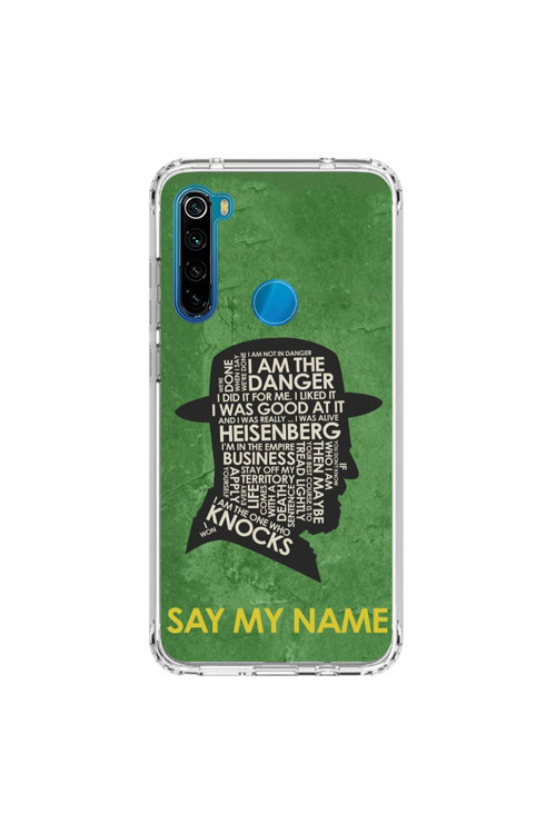 Xiaomi Redmi Note 8 Uyumlu Şeffaf Kılıf Breaking Bad Tasarımlı